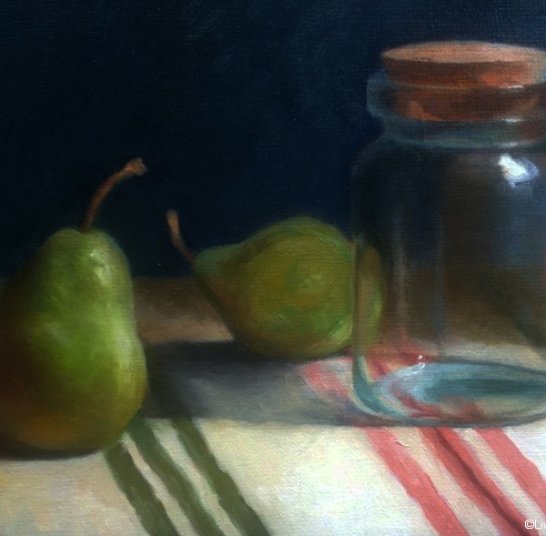 Still life with jar