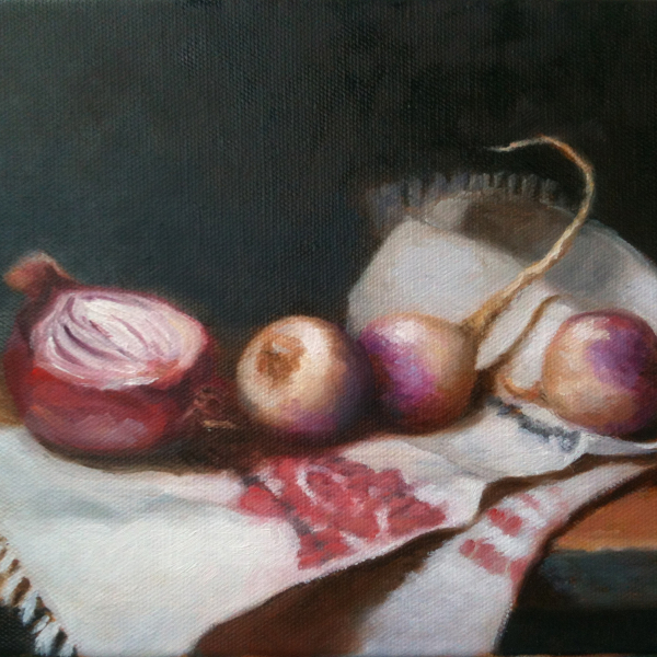 Still life with turnips